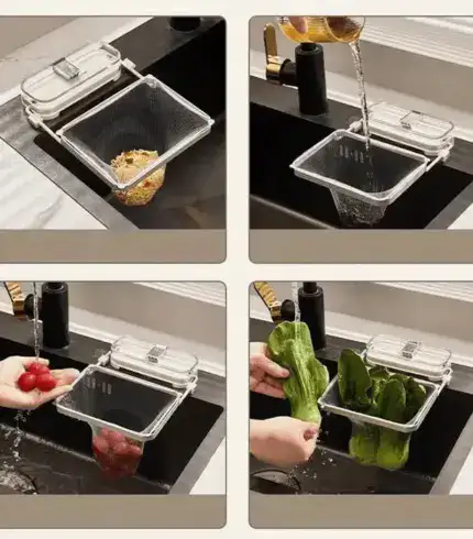 Suction Cup Kitchen Sink Filter Rack