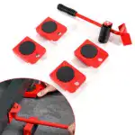Furniture Moving Wheels 5 Piece Set