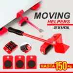 Furniture Moving Wheels 5 Piece Set - Image 2